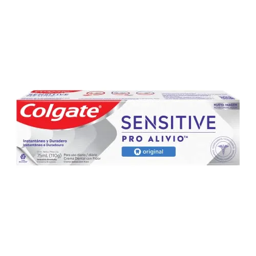[rec] Colgate Creme Dental Para Sensibilidade Sensitive Pro Alvio Original 110g