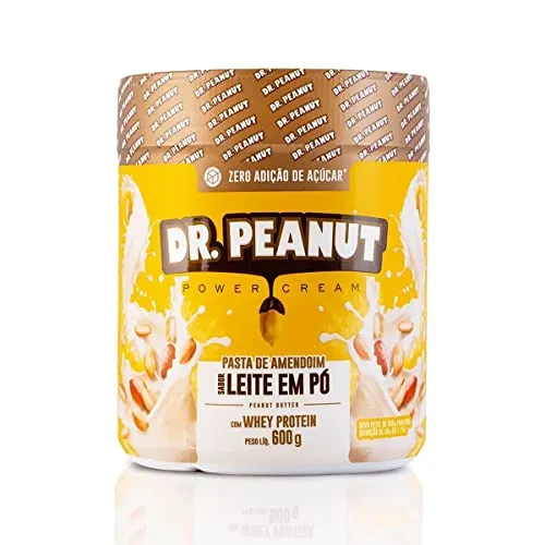 Dr Peanut Pasta De Amendoim - 600g Leite Em P Com Whey - Dr. Peanut