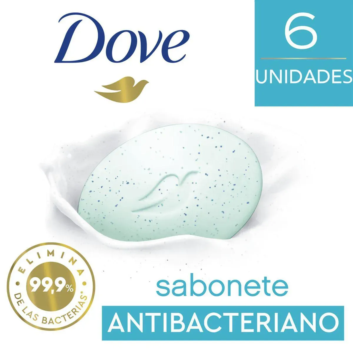 Kit Sabonete Antibacteriano Dove Com 6 Unidades De 90g Cada