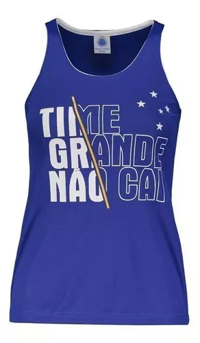 Regata Feminina Do Cruzeiro Time Grande No Cai Camiseta