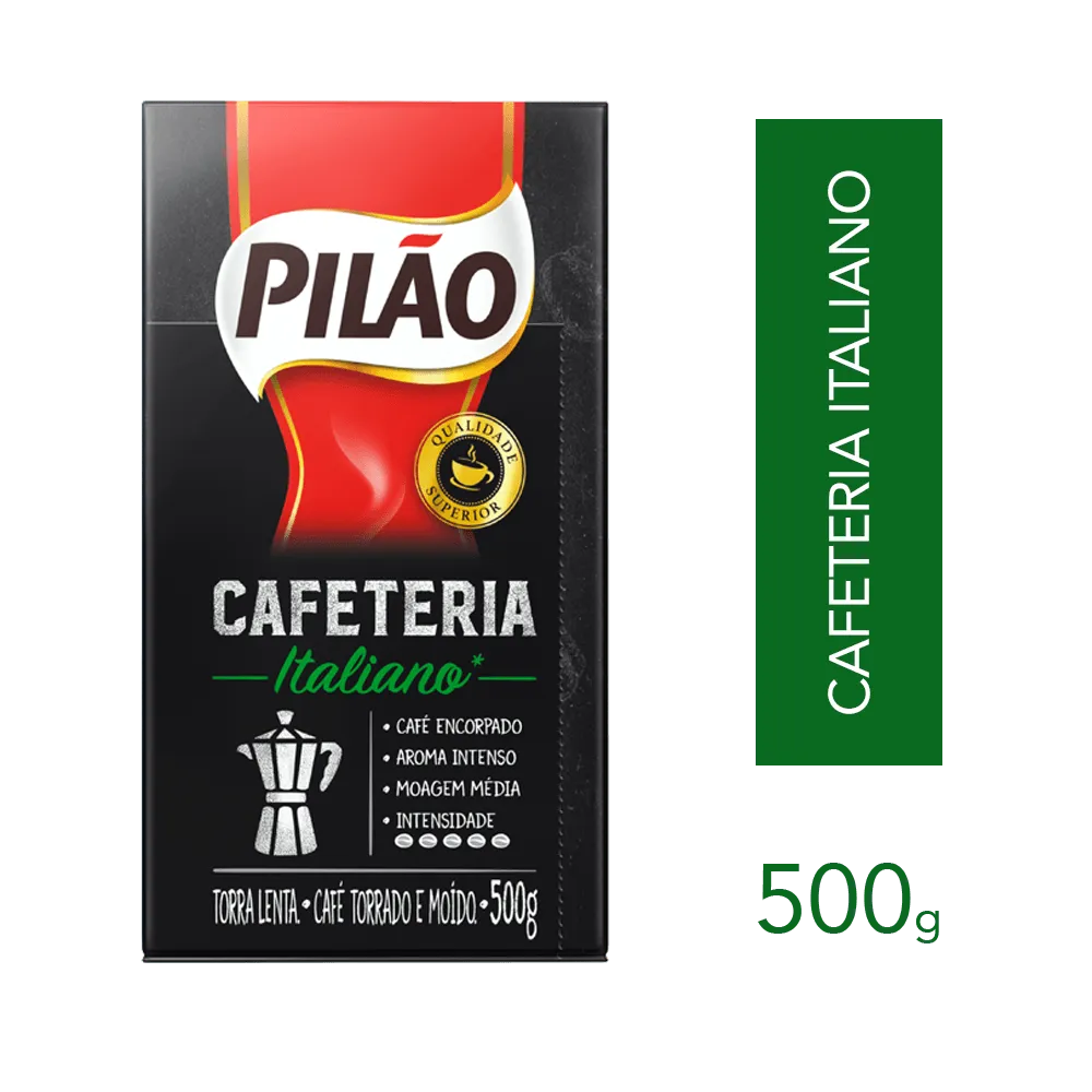 Caf Pilo Cafeteria Italiano Vcuo 500g