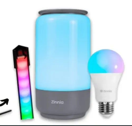 Kit Casa Inteligente Zinnia, Crux Cr100 Lampada, Cintila V2, Lyra Smart