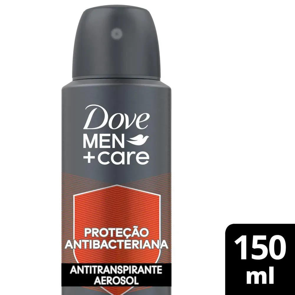 Desodorante Dove Men +care Proteo Antibacteriana 72h Aerossol Antitranspirante Com 150ml