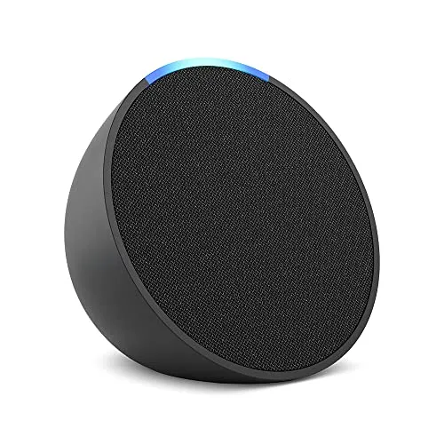 Echo Pop | Smart Speaker Compacto Com Som Envolvente E Alexa | Cor Preta