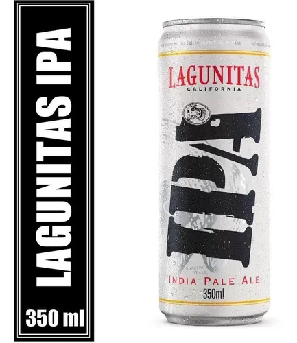 Cerveja Ipa India Pale Ale Lagunitas Lata 350ml