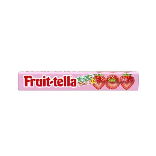 [+por- R$1.8 ] Bala Mastigvel Fruittella Vita C Morango | 40g - 10 Unidades