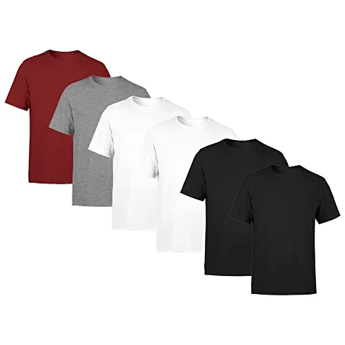 Kit 6 Camisetas Masculina Ssb Brand Lisa Algodo 30.1 Premium