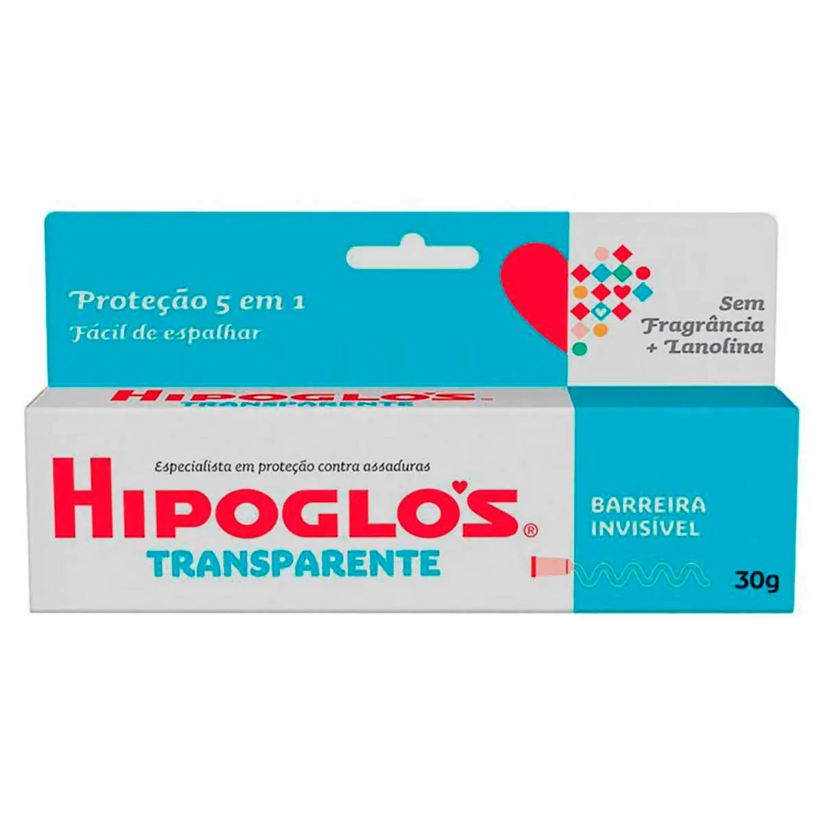 Creme Preventivo De Assaduras Transparente Hipogls 30g
