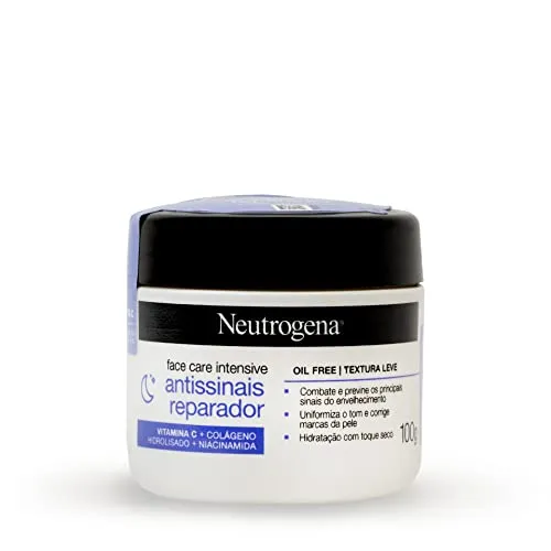 [rec] Neutrogena Hidratante Facial Antissinais Reparado Face Care Intensive, 100g