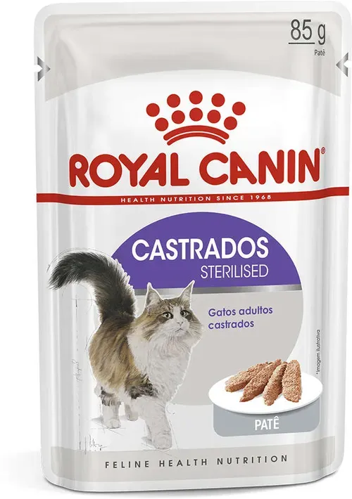 Rao mida Royal Canin Sterilised Pat Para Gatos Adultos Castrados