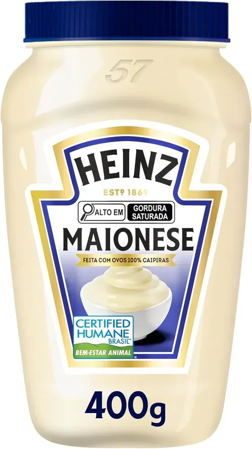 [ Prime | Rec | + Por - R$ 9,67 ] Heinz - Maionese, 400g