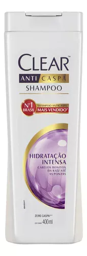 Shampoo Anticaspa Hidratao Intensa 400ml Clear Women