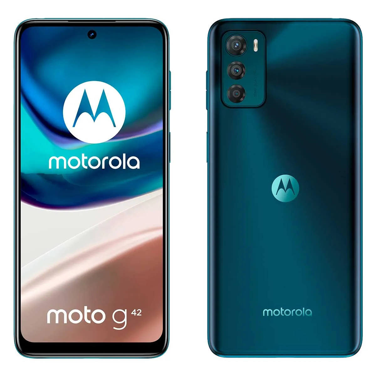 Smartphone Motorola G42 128gb Azul 4g Tela 6,4 Oled, Cmera Tripla 50mp