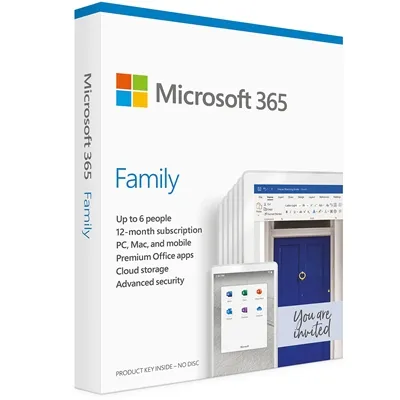 Licena Microsoft 365 Family - 6 Usurios