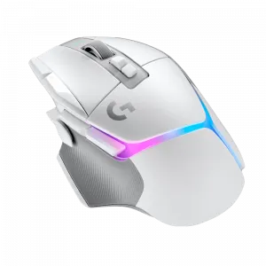 Mouse Gamer Sem Fio Logitech G502 X Plus Lightspeed Com Rgb Lightsync - Branco