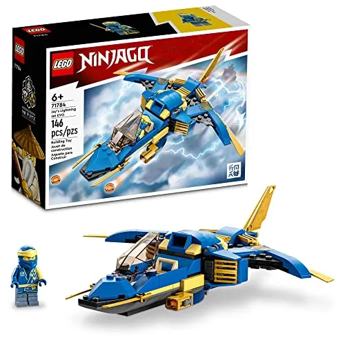 Lego Ninjago Jato Relmpago Evo Do Jay 71784; Conjunto De Construo (146 Peas)