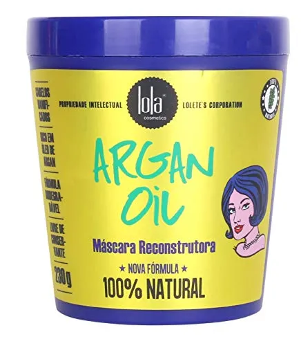 [rec R$24.1] Lola Cosmetics Mascara Argan Oil Azul/amarelo - 230g