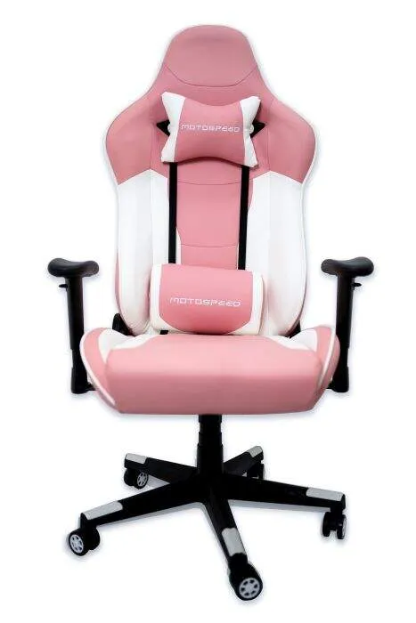 Cadeira Gamer Motospeed G1 Rosa E Branca - Fmsca0088rsa