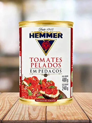 (rec) (mais Por Menos R$7,49) Hemmer Tomates Pelados Em Pedaos 240g