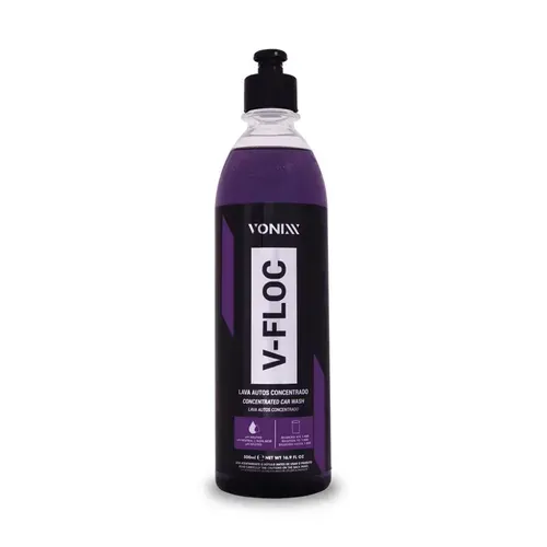 Shampoo Automotivo Concentrado V-floc 500ml Vonixx