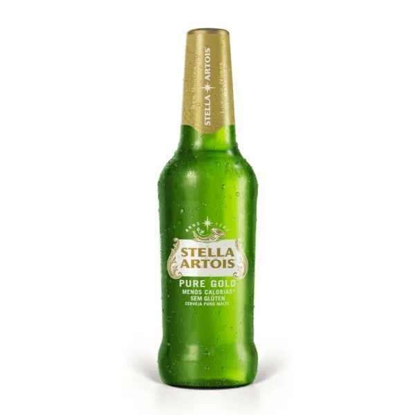 Stella Artois Cerveja Pure Gold Sem Glten Long Neck