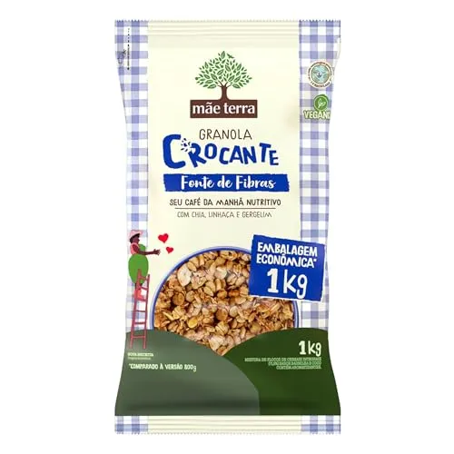 [rec] Me Terra Granola Crocante Baunilha E Coco Pacote 1kg