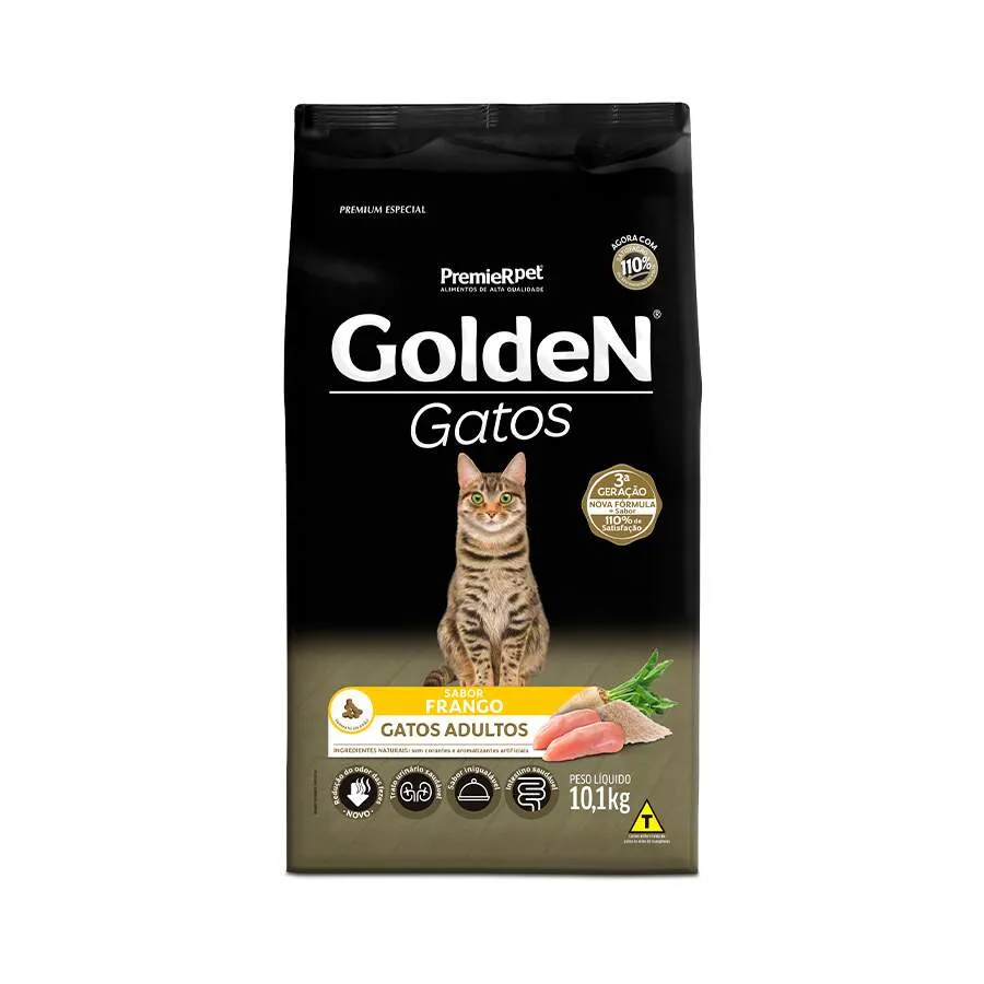 [regional] Rao Golden Para Gatos Adultos Sabor Frango 10kg