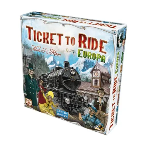 Galpagos, Ticket To Ride: Europa, Jogo De Tabuleiro Para Famlia, 2 A 5 Jogadores, 30 Min