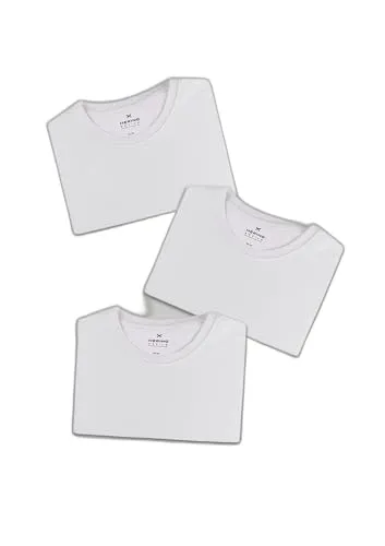 Kit Com 3 Camisetas Masculinas Bsicas - Branco G