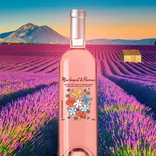 [ Prime ] Mon Bouquet Vinho Ros Francs Alpes De Haut Provence Aoc 750ml