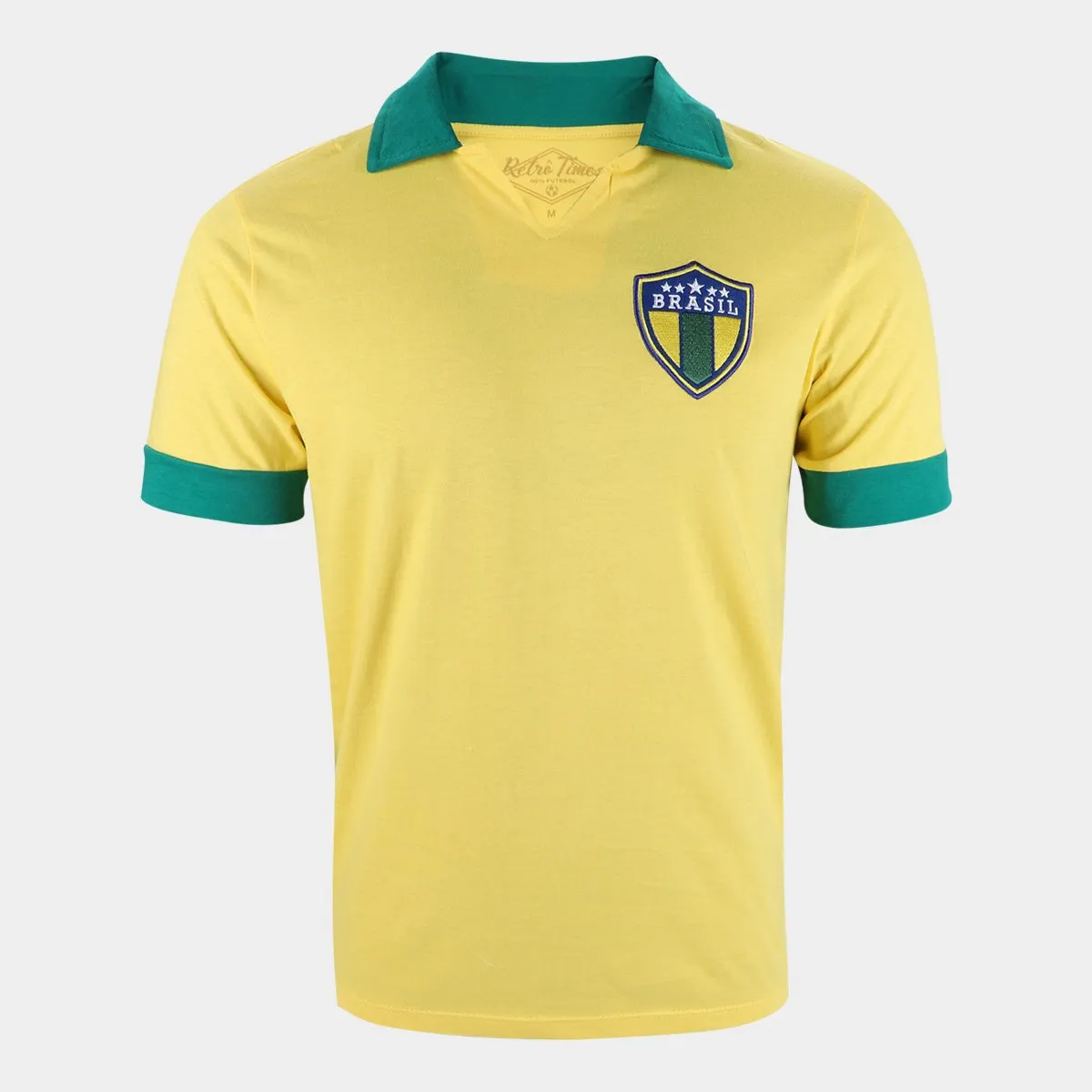 Camisa Seleo Brasil Retr Times Masculina