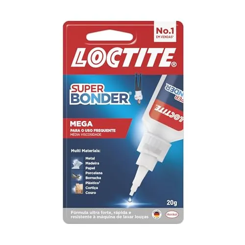 [+por- R$7.1] Cola (20g) Loctite Super Bonder Mega, Cola Instantnea Para Reparos 20g