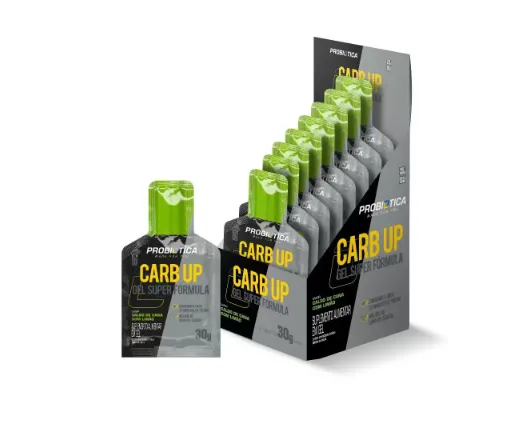 Carb-up Gel Super Frmula C/10 Sachs Caldo De Cana Com Limao Probiotica