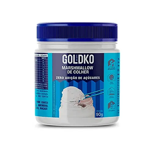 [ Leve 2 Pague 1 | R$ 16,60 Cada ] Potinho Marshmallow Goldko Zero Adio De Acares - 90g