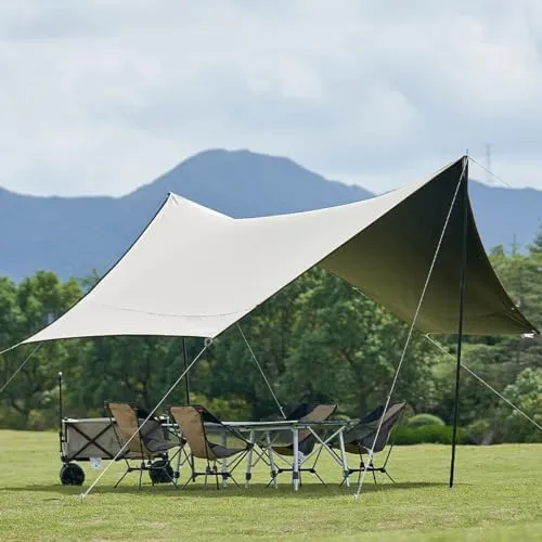 Tenda Gazebo Para Barraca Camping, Tela Toldo Proteo Uv 50+ Upf E Impermeve Para Atividades Ao Ar Livre, Viagens E Acampamentos