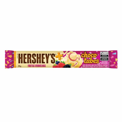 Chocotubes Frutas Vermelhas 25g Hershey