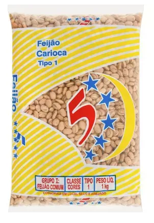 [regional] Feijo Carioca 5 Estrelas 1kg