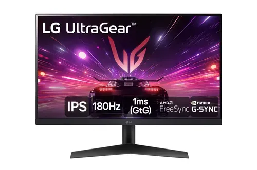 Monitor Gamer Lg Ultragear, 24, Led, 180hz, 1ms, Displayport, Hdmi, Amd Freesync, Hdr10 - 24gs60f-b