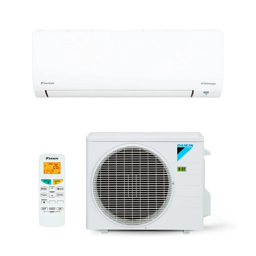 Ar Condicionado Split Hw Ecoswing Gold R-32 Inverter Daikin 9000 Btus Frio 220v Monofsico Ftkp09s5vl