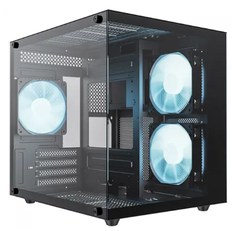 Gabinete Gamer Pure Power Aqua, Mid Tower, Vidro Temperado, M-atx