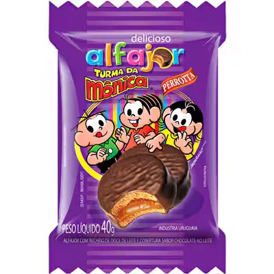 Alfajor Turma Da Mnica, Tradicional, 40g, Perrotta