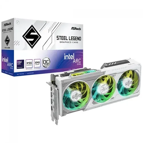 Placa De Vdeo Asrock Intel Arc B580 Steel Legend Oc 12gb