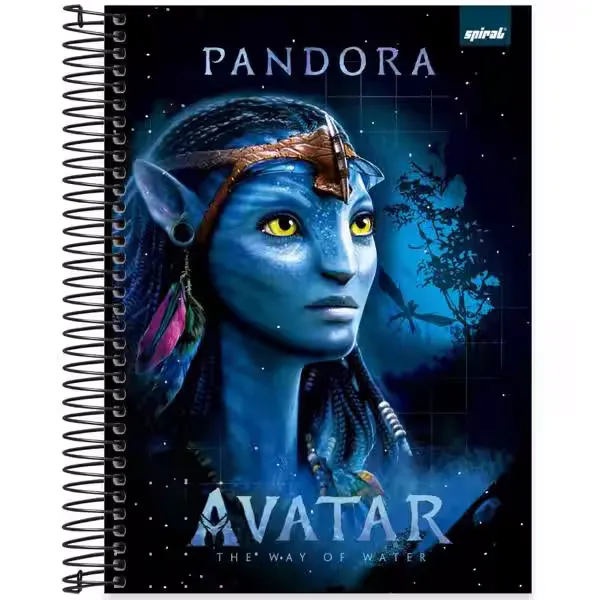 Caderno Universitrio Capa Dura 10 Matrias 160 Folhas Avatar Disney Spiral