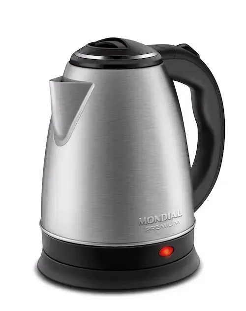 Chaleira Eltrica Mondial Pratic Ce-06 Com Capacidade De 2l - Inox - 110v