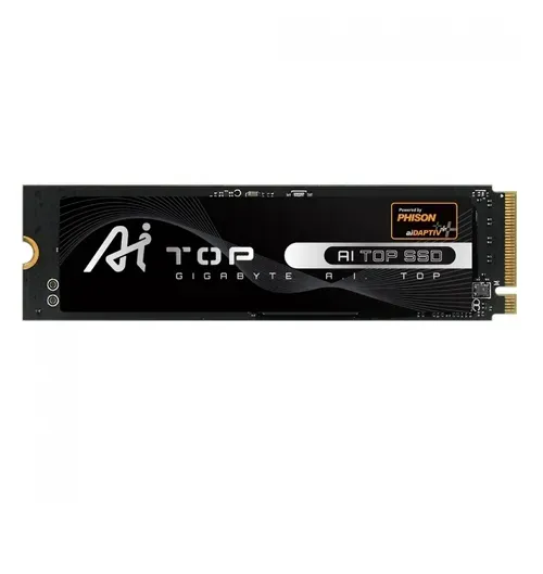 Ssd Gigabyte Ai Top 100e, 2tb, M.2 2280, Nvme 1.4, Pcie 4.0, Leitura 7000mb/s Gravao 5900mb/s, Ai100e2tb