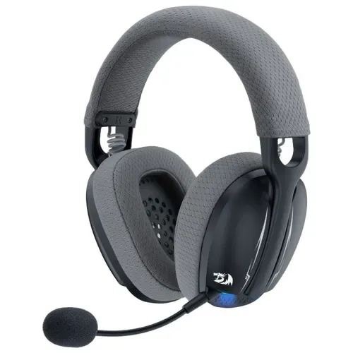 Headset Redragon Skuld Pro H878bg C/fio Usb-c C/mic Led Azul Preto
