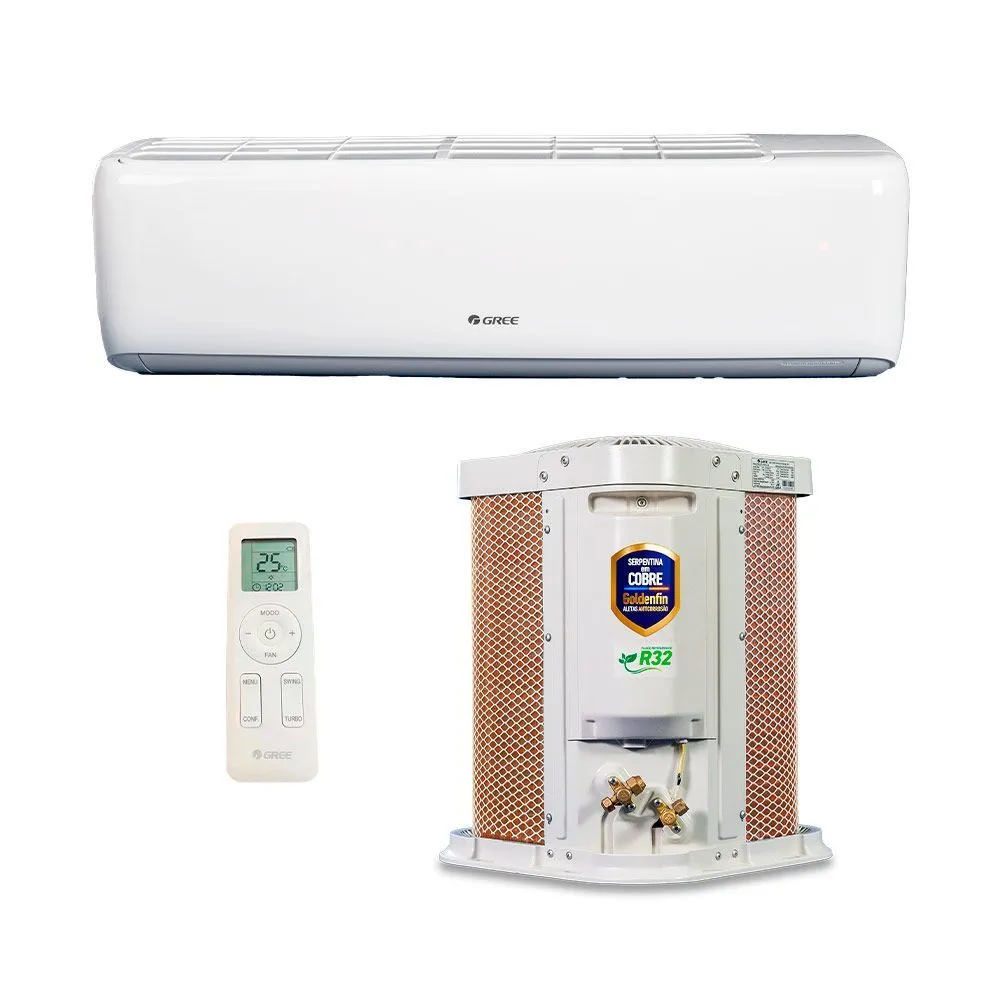 Ar Condicionado Split G-top Auto Inverter Gree 9.000 Btus Frio 220v Monofsico