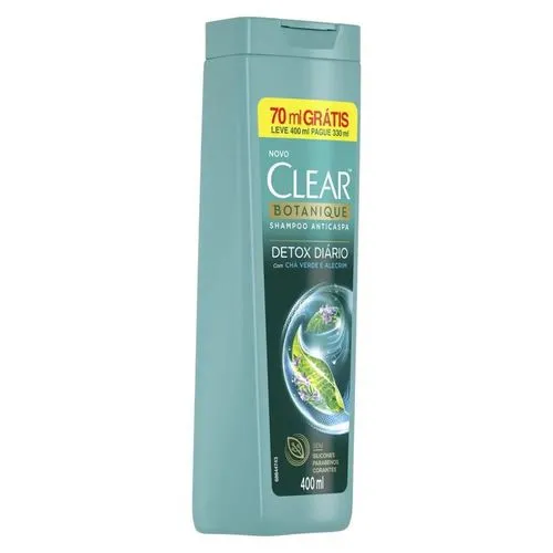 Shampoo Anticaspa Clear Detox Dirio 400ml