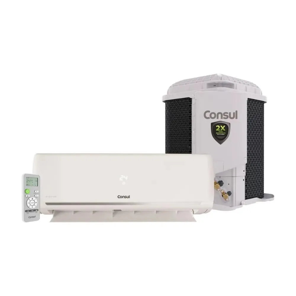 Ar Condicionado Split Consul Hi Wall Triple Inverter 22.000 Btu-h Frio Monofsico Branco Cbk22cbbna 220v