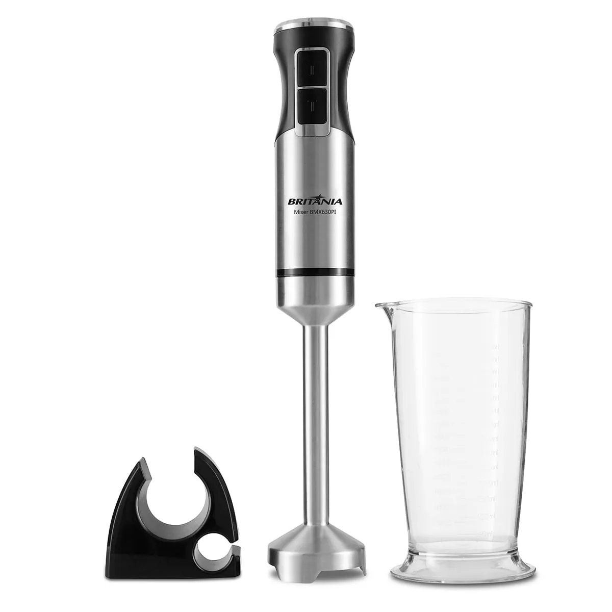 Mixer Britnia Bmx630pi Ao Escovado Turbo 600w - Outlet